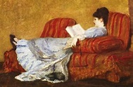 Mary Cassatt, Young lady Reading, c. 1878. | Cassatt, Mary cassatt, Art