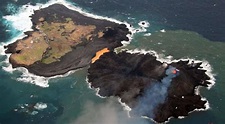 日本海底火山爆发，喷出了一个小岛！为何这么多海水浇不灭火山？_腾讯新闻