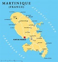 Carte de la Martinique - Découvrir les villes, le relief, les sites ...