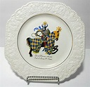 John-De-Warenne Earl of Surrey (1286-1347) Plate Lord Nelson Pottery ...