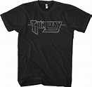 Thin Lizzy Logo Men's Black Vintage T-shirt