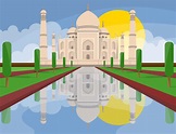 Taj Mahal India 1270770 Vector Art at Vecteezy