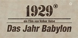 1929: The Year Babylon (Documentary)