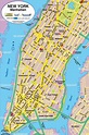 Map of New York, Manhattan (City in United States) | Welt-Atlas.de
