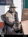 Statue of Winston Churchill in Camara de Lobos, Madeira Stock Photo - Alamy