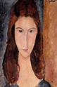 Retrato de Jeanne Hebuterne (1919) de Amedeo Modigliani | Tela para ...