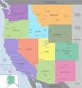 Map of Western United States | Mappr