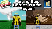 Playing Slap Battles But In Item Asylum - Best Moments! | Roblox - YouTube