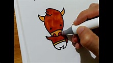 Aprende a dibujar un Minotauro / DIbujo facil para principiantes - YouTube