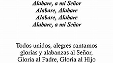 Alabare, Alabare a mi Señor - YouTube