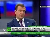 Dmitri Medvédev entrevista en exclusiva a RT en Washington YouTube ...