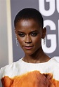 Letitia Wright Is Striking In Prada At The Golden Globe