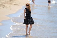 Jessica Chastain on the Beach During the 67th International Film ...