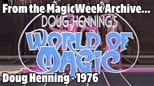 Doug Henning's World of Magic - 1976 - Full Show with Ricky Jay - YouTube