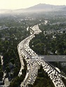 USA, California, Encino, aerial view of 101 Freeway | Aerial view ...