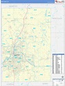 Kent County, MI Zip Code Wall Map Basic Style by MarketMAPS - MapSales