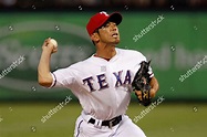 Yoshinori Tateyama Texas Rangers Relief Pitcher Editorial Stock Photo ...