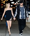 Zoey Deutch dons LBD while holding hands with boyfriend Jimmy Tatro in ...