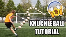 KNUCKLEBALL TUTORIAL || LEARN THE KNUCKLEBALL TECHNIQUE ll VERY HARD ...