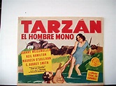"TARZAN EL HOMBRE MONO" MOVIE POSTER - "TARZAN, THE APE MAN" MOVIE POSTER