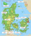 Copenhagen Denmark Map Europe