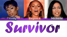 Destiny's Child - Survivor color coded lyrics video - YouTube