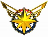 Captain Marvel 3D Logo 00 by KingTracy on DeviantArt