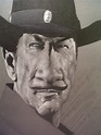 Richard Boone .. Paladin from "Have Gun Will Travel" (by Damion Dunn) Sketches Of People ...