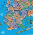 Map Of Nyc 5 Boroughs & Neighborhoods - Printable Map Of Brooklyn Ny ...