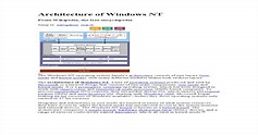 Architecture of Windows NT - [PDF Document]