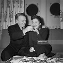 American actor James Cagney feeds his wife Frances Willard "Billie ...