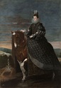 Velázquez, Diego Rodríguez de Silva La reina Margarita de Austria, a ...