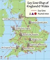 The ley lines of England and some of the major sacred sites of the UK ...