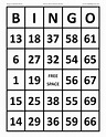 Large Print Bingo Sheets - Etsy UK