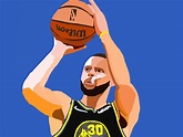 Steph Curry Dibujo digital - Etsy México