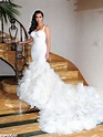 Kim Kardashian Ivory Mermaid Wedding Dress Bridal Gown ...