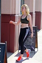 Elle Fanning in Leggings Heading to a Gym in North Hollywood, July 9 ...