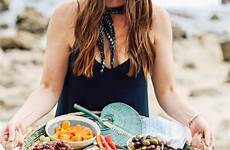 beach picnic food board summer visit two choose mediterranean inspired foods