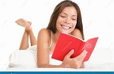 bed reading woman book