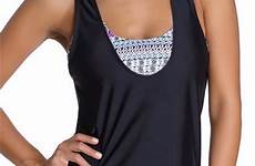 swimwear tankini women size sexy three shorts bathing suits plus sporty pieces please 3xl measurement differs allow yours due compare