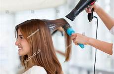 blow hairdresser drying hair beautiful woman her shutterstock stock search