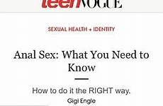 sex teen vogue anal great young boycott engle disservice informative accurate providing doing said them re information people