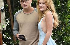 bella thorne braless dress hollywood restaurant west sexy mini cecconis cecconi selfie skin july lunch date fappening blue shows thefappening