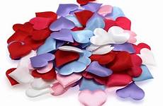 heart wedding confetti shaped throwing 100pcs petals sponge romantic valentine decoration bed party