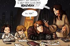 anakin skywalker family dark side if fanart wars padme star life turned cute dad comics fan deviantart gone luke leia