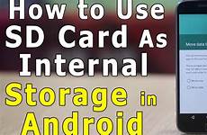 sd card internal storage use set