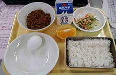 school japanese lunches month boiled looks barley curry keema rice milk egg