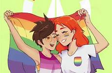 lgbt lgbtq tracer bisexual amour overwatch lesbienne emily orgullo lesbisch lesbien lesbische idée paix communauté fantastique amar helden yaoi manhwa
