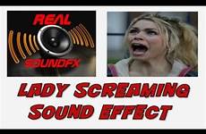 effect sound woman scream