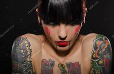 tatuadas mujeres retrato hermosas